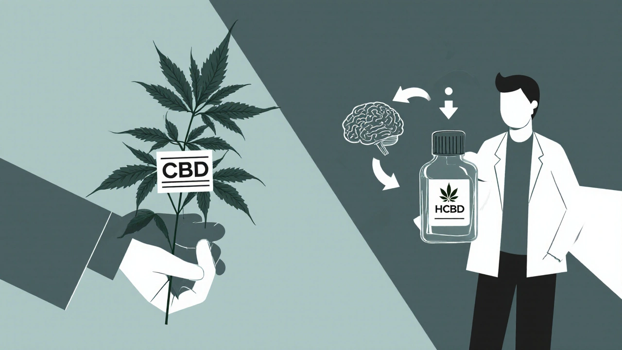 Kontrast mezi přirozeným CBD a syntetickým H4CBD s vědeckým kontextem