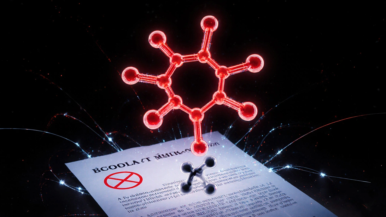Molekulární struktura Delta 9 převažuje nad HHC nad právním dokumentem s českým textem.