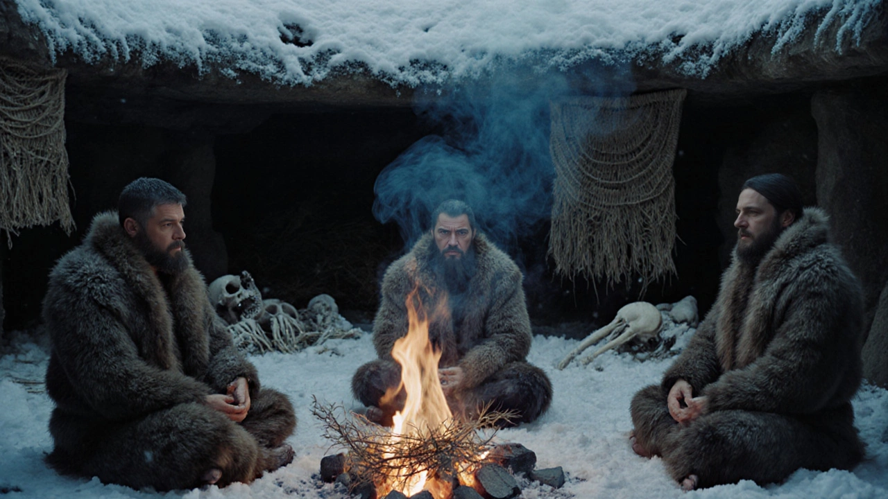 Sibiřský rituál s kouřem z konopí v hrobce před 4000 lety