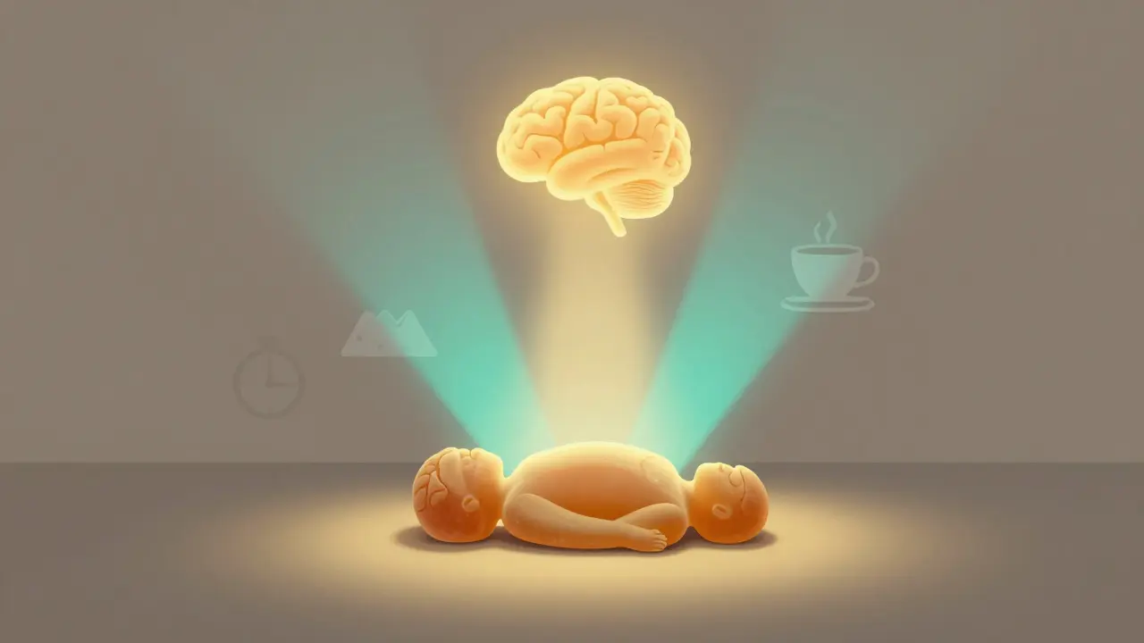 Vyvážený hybridní konopný bonbon vyzařující klidnou a energickou energii.