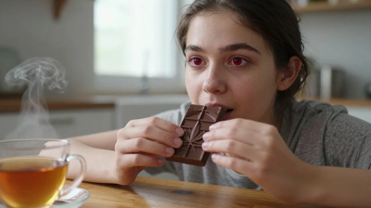 Dělají edibles červené oči?