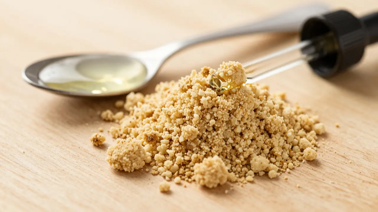 Lze jíst CBD vosk, křehký produkt z konopí?