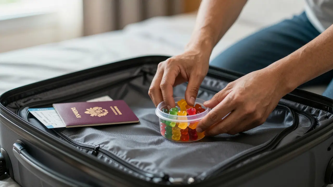 Letecké doprava a HHC gummies: Můžete s nimi legálně létat?