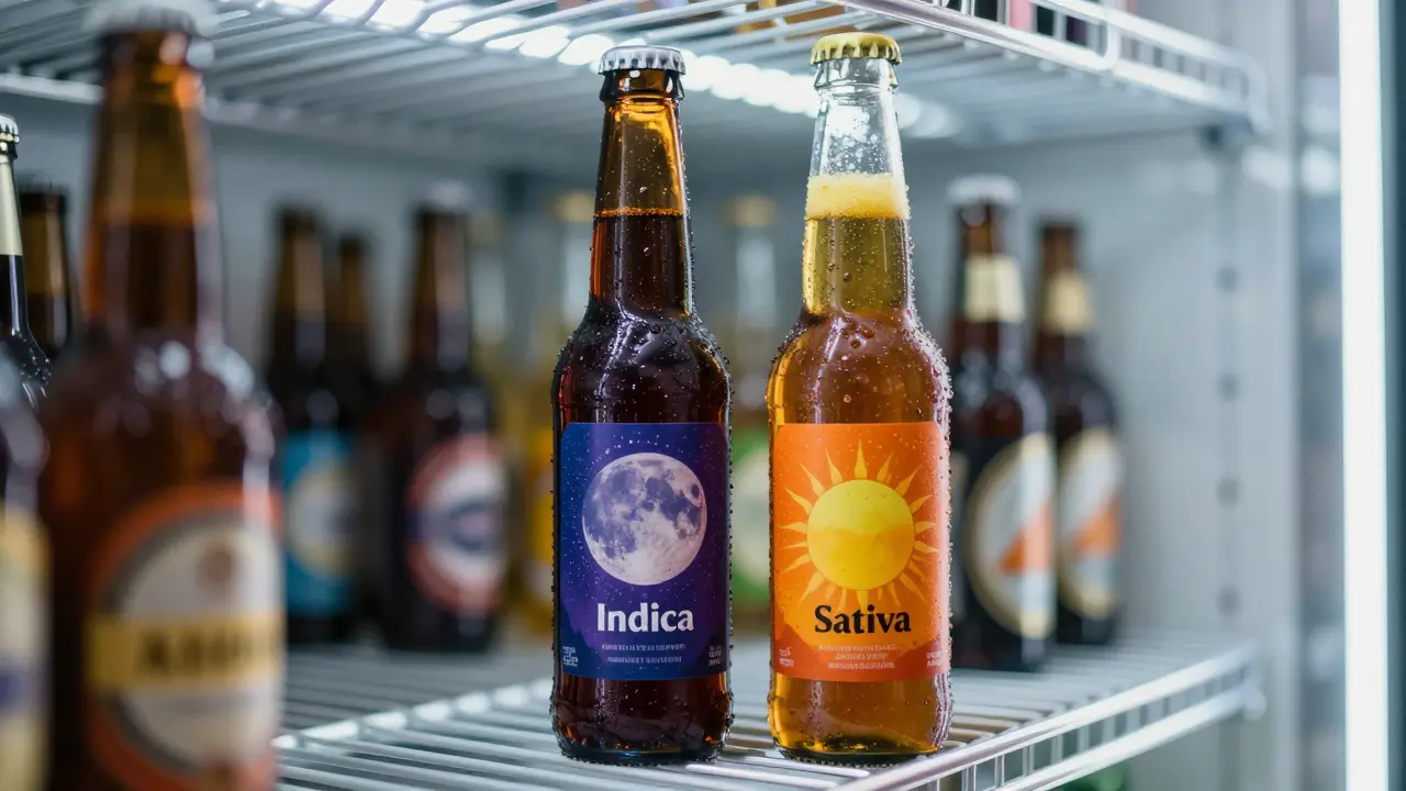 Indika nebo sativa v konopném pivu: Která odrůda je intenzivnější?