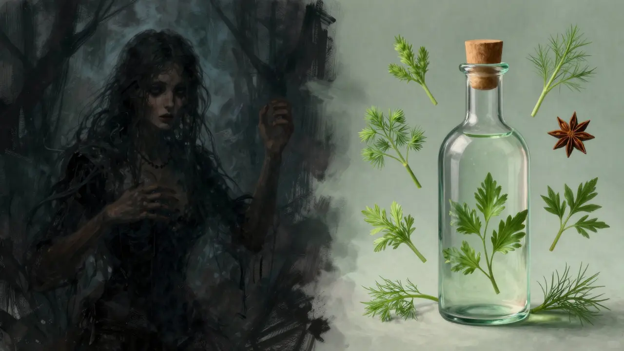 Kontrast mezi mýtem o šílenství a realitou moderního bezpečného absintu