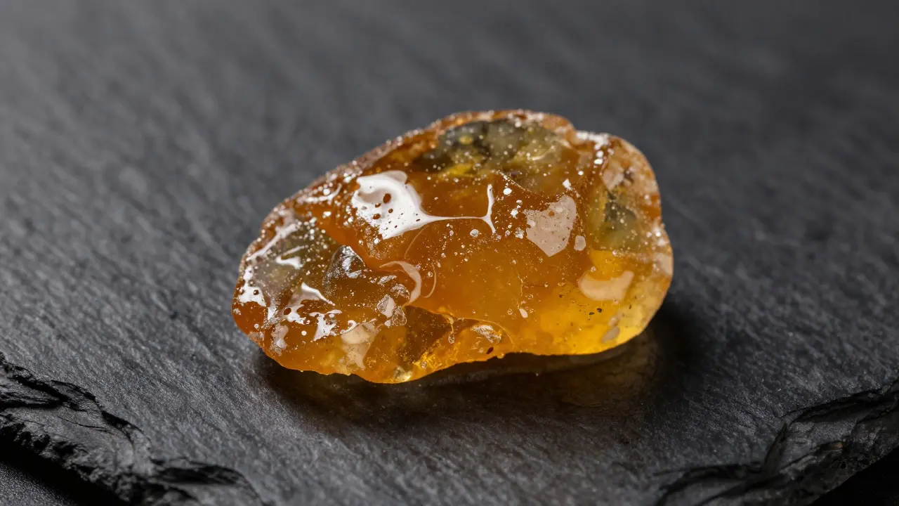 Jak poznat kvalitní CBD shatter? Průvodce barvou, texturou a čistotou
