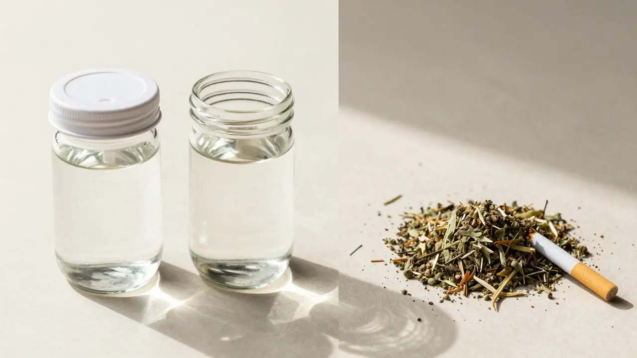Bezpečné užívání: voda a vaporizátor versus kouření