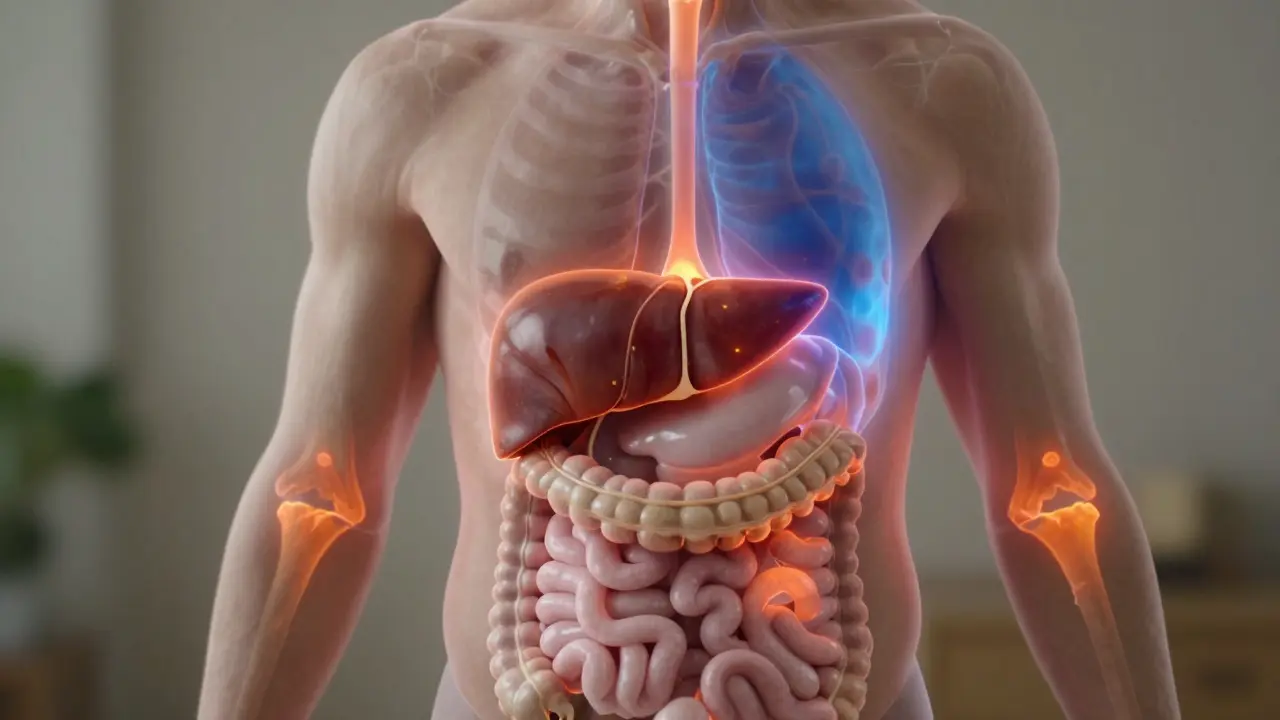 Anatomický náhled na trávení kanabinoidů a útlum zánětů v těle