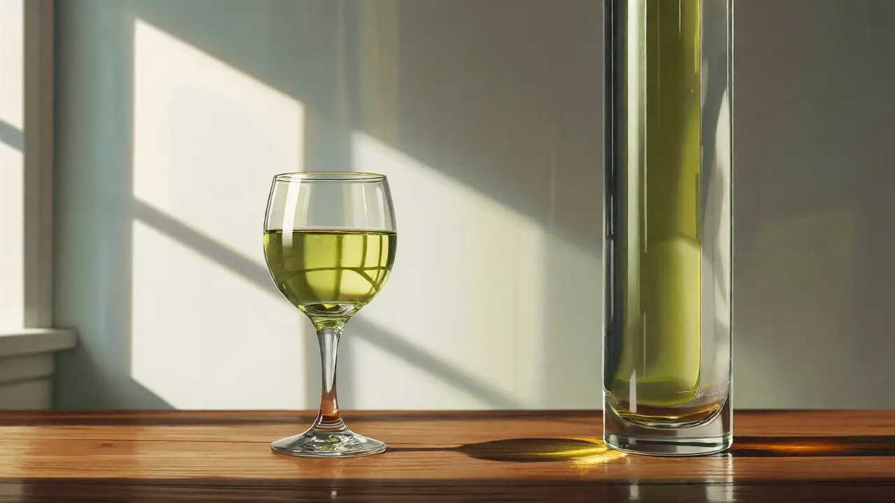 Vizualizace objemu absintu potřebného pro toxické účinky